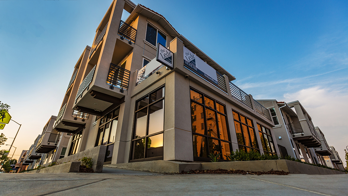 The Lede building