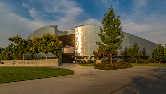 Exterior of University High School