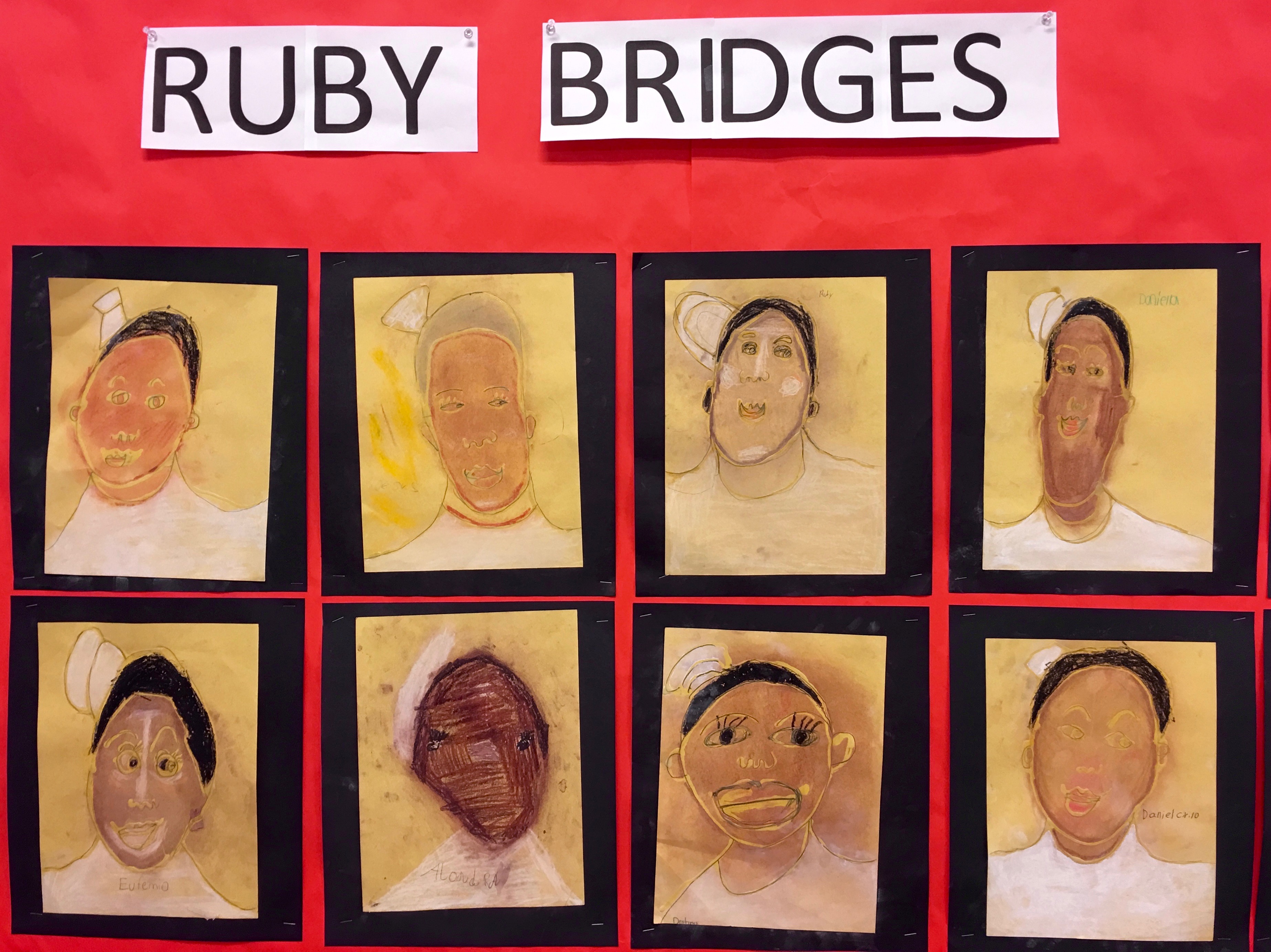 student portraits of Ruby Bridges