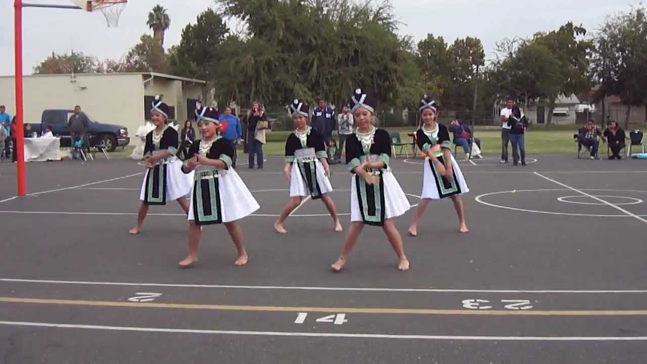 students performing cultural dance